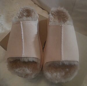 Brand NEW IN BOX. UGG Blush Fur-Lined Women's Slippers